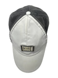 Chanel Grey Sport Cap with Rubber Logo, Size M