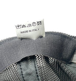 Chanel Grey Sport Cap with Rubber Logo, Size M