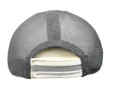 Chanel Grey Sport Cap with Rubber Logo, Size M