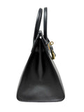 Hermès Birkin Sellier Bag, Noir Epsom Leather with Gold Hardware 25, 2020