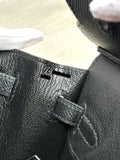 Hermès Birkin Sellier Bag, Noir Epsom Leather with Gold Hardware 25, 2020