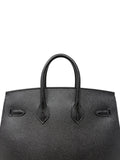 Hermès Birkin Sellier Bag, Noir Epsom Leather with Gold Hardware 25, 2020