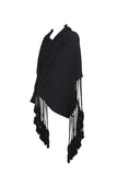 Junya Watanabe CDG Braided Tassle Poncho, M