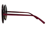 Louis Vuitton Deep Purple 'Nelly' Circle Sunglasses, Z0503-M0172, AW12,