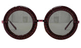 Louis Vuitton Deep Purple 'Nelly' Circle Sunglasses, Z0503-M0172, AW12,
