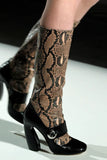 Prada Trompe-L'oeil Python Mary Jane Boots, AW11, 40 EU / 10 US