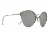 Miu Miu Silver Cat-eye Sunglasses, SMU 53R, AW 2016