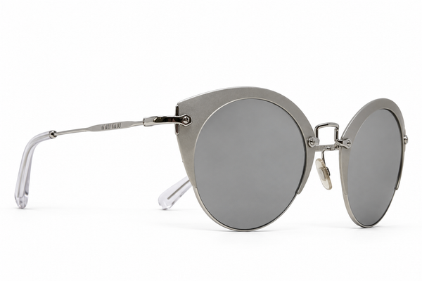 Miu Miu Silver Cat-eye Sunglasses, SMU 53R, AW 2016