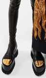 Schiaparelli Trompe L'oeil Platform Boots, Couture SS21, 42 EU