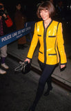 Chanel Yellow Scuba Jacket, "City Surfer", SS91, 40 FR Anna Wintour