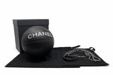 Chanel Silver and Black Basketball with Calfskin Chain Net, AW19, OS