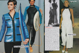 Chanel Yellow Scuba Jacket, "City Surfer", SS91, 40 FR Linda Evangelista
