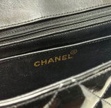 Chanel by Karl Lagerfeld Black Patent Quilted Big CC Flap Bag, c. 1994-96