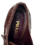 Prada Brown Leather Brogues Booties, c. 2009, 10 US / 40 EU
