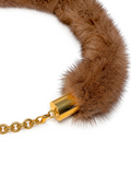 Marni Brown Mink Fur Collar Necklace, c.2000's, OS