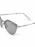 Miu Miu Silver Cat-eye Sunglasses, SMU 53R, AW 2016