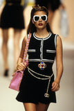 Chanel White Sunglasses with Gold Logo, “Barbie”, SS95, OS