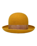 Vivienne Westwood Mustard Wool 'Worlds End' Giant Bowler Hat, FW13, OS