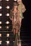 Christian Dior by John Galliano Animal Print Cropped Jacket, AW00, FR 38