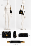 Chanel by Karl Lagerfeld Black Patent Quilted Big CC Flap Bag, c. 1994-96