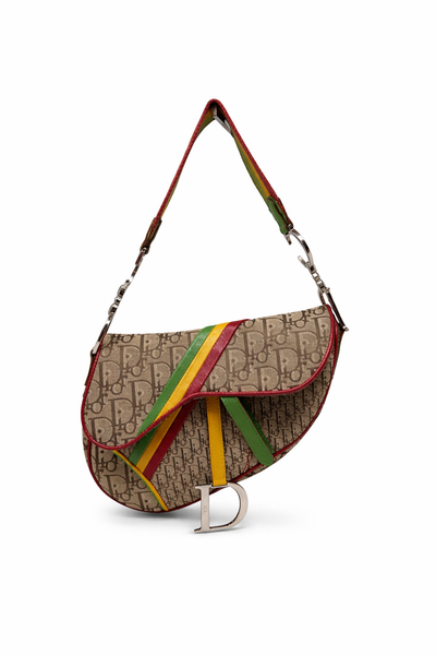 Christian Dior by John Galliano Rasta Saddle Bag, AW04, OS