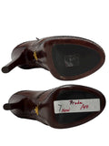 Prada Brown Leather Brogues Booties, c. 2009, 10 US / 40 EU