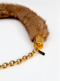 Marni Brown Mink Fur Collar Necklace, c.2000's, OS
