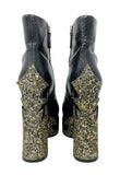 Marc Jacobs "Stasha" Snakeskin Embossed Booties, US 9