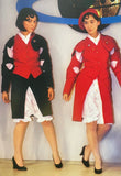 Vivienne Westwood Red "Time Machine" Armour Jacket, AW88, Size S / US 4