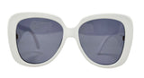 Chanel White Sunglasses with Gold Logo, “Barbie”, SS95, OS