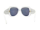 Chanel White Sunglasses with Gold Logo, “Barbie”, SS95, OS