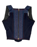 Vivienne Westwood Denim Rolls Royce Print Corset,  ‘Always On Camera’, FW92, Size US 2 / IT 38