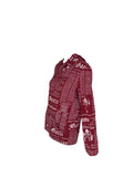 John Galliano Red Gazette Print Hoodie, FW00, S