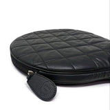 Chanel Black Quilted Leather Tennis Racket Set SS12, OS
