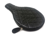 Chanel Black Quilted Leather Table Tennis Paddle Set SS12, OS