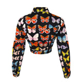 Gianni Versace Butterfly Denim Jacket, SS95, S