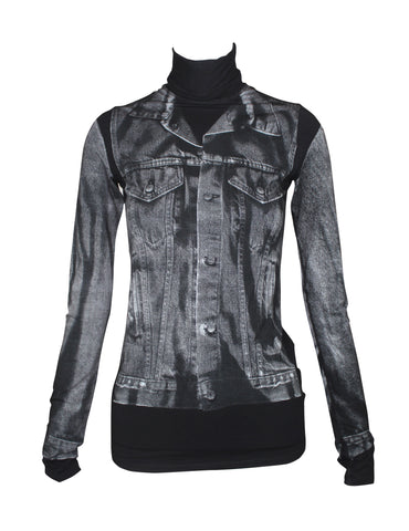 Jean Paul Gaultier Trompe L'oeil Long Sleeve, FW23, XS