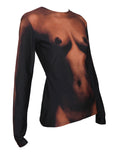 Jean Paul Gaultier x Lotta Volkova "The Naked" Top, 2022,  L