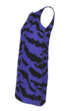 Moschino Purple Tiger Stripe Dress, c.2000's, 6 US