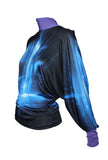 Jean Paul Gaultier Pussybow Light Flare Top, c. 2000's, S