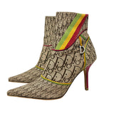 Christian Dior Rasta Trotter Monogram Booties, AW04, 36.5 EU
