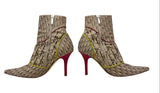 Christian Dior Rasta Trotter Monogram Booties, AW04, 40 EU