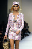 Chanel Pink and Multicolor Tweed Jacket Skirt Set, SS94, 34 FR