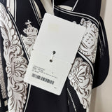 Hermès Brides de Gala Printed Silk Caftan Dress, AW15, 42 FR