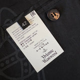 Vivienne Westwood Black Longline Blazer, c.2000's, 42 IT / M