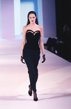 Thierry Mugler Velvet Cutout Evening Gown Dress, FW98, 2 US