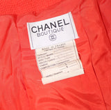 Chanel Orange Bouclé Jacket, SS94, 34 EU / 2 US