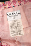 Chanel Pink and Multicolor Tweed Jacket Skirt Set, SS94, 34 FR