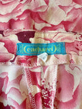 Vintage High Waisted Peony Rose Skirt, c.90's, XS