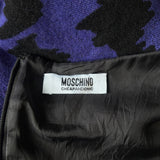 Moschino Purple Tiger Stripe Dress, c.2000's, 6 US